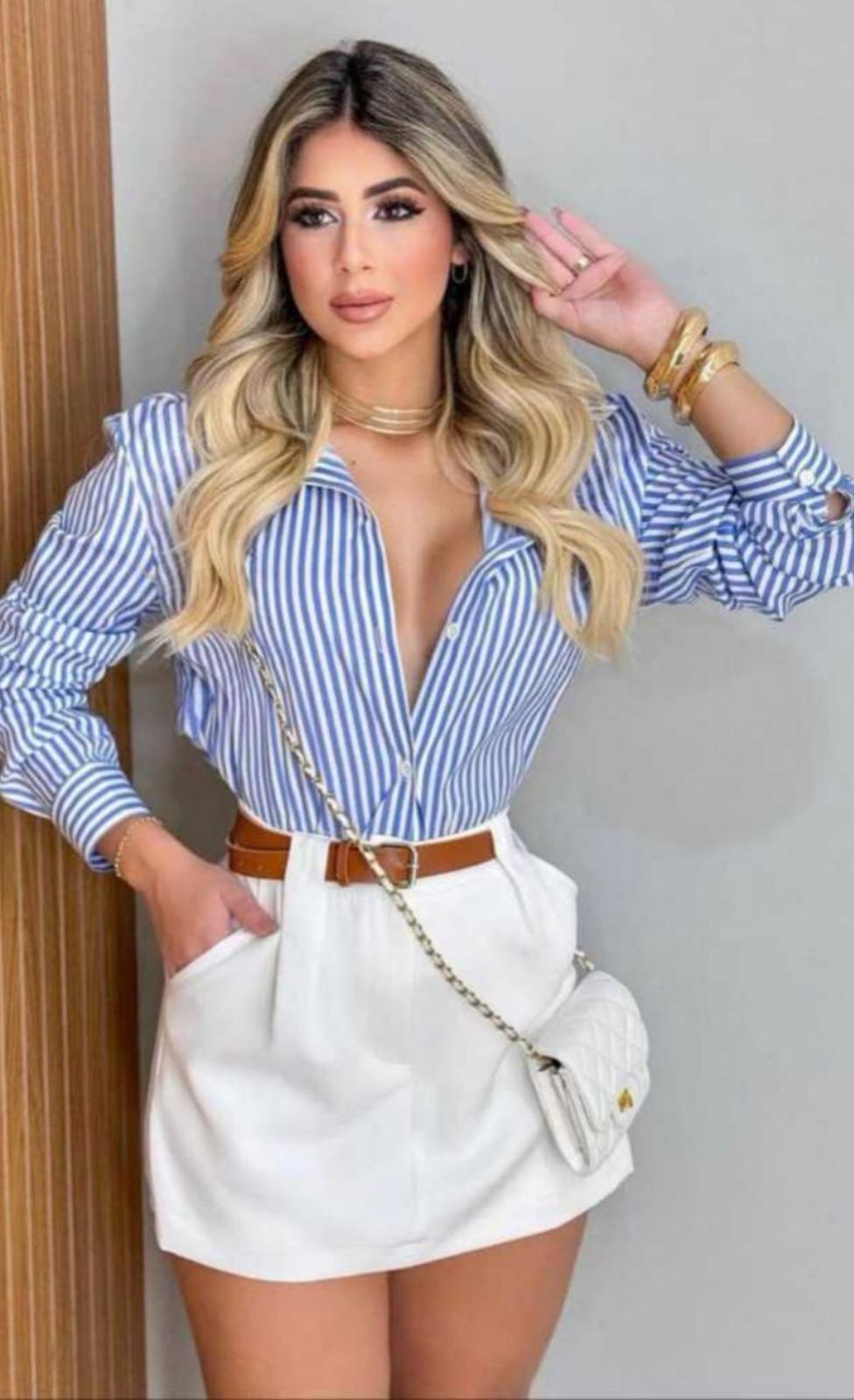 Camisa Social listada