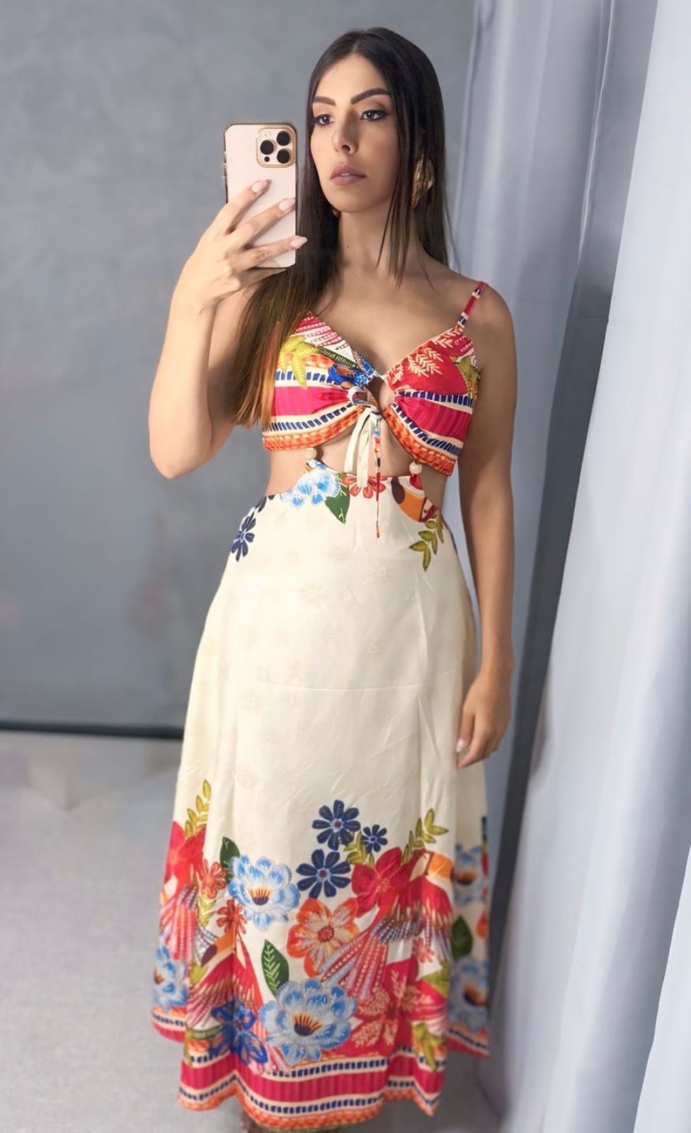 Vestido Cristina acompanha bojo