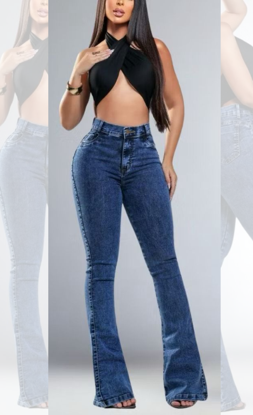 Calça jeans flare